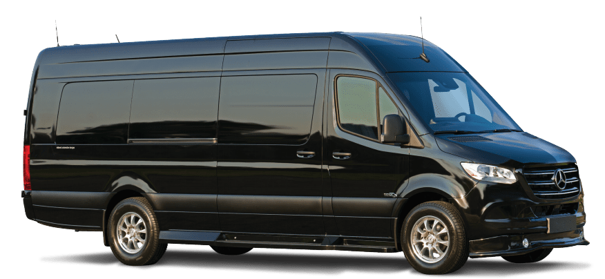Black Mercedes Sprinter - Luxury Van