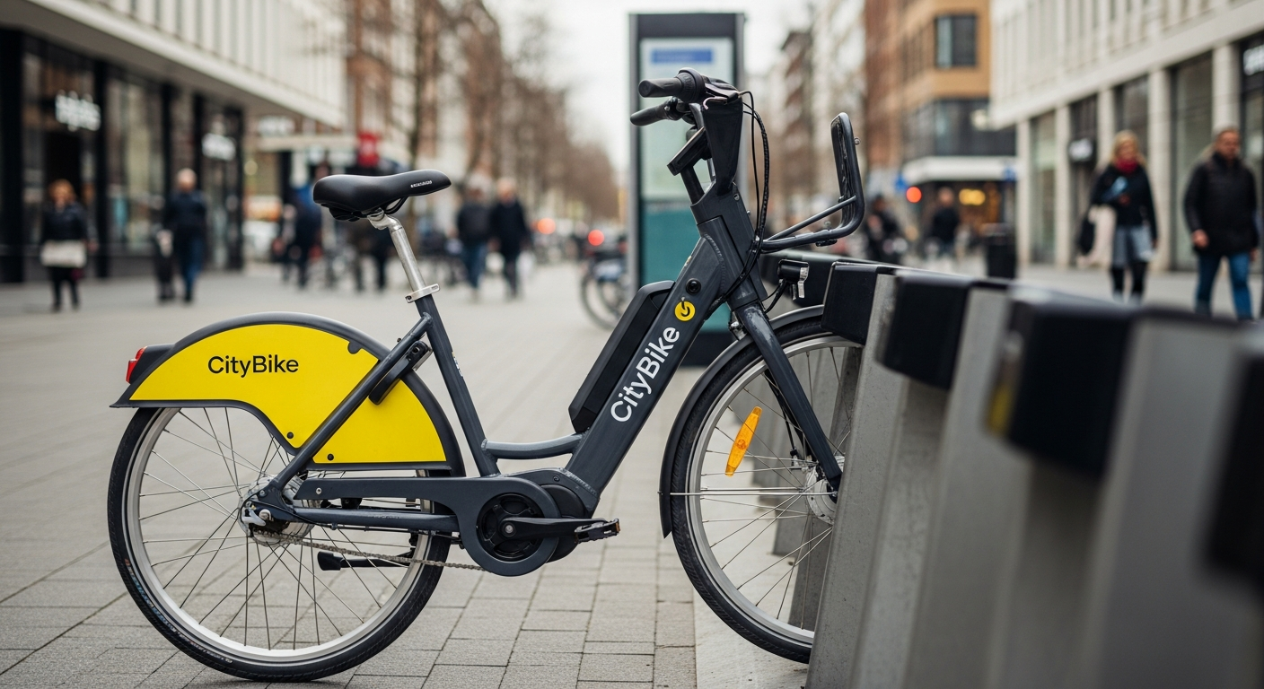 Electric bike sharing service