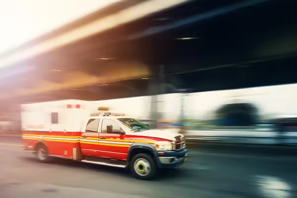 Ambulance emergency medical services vehicle