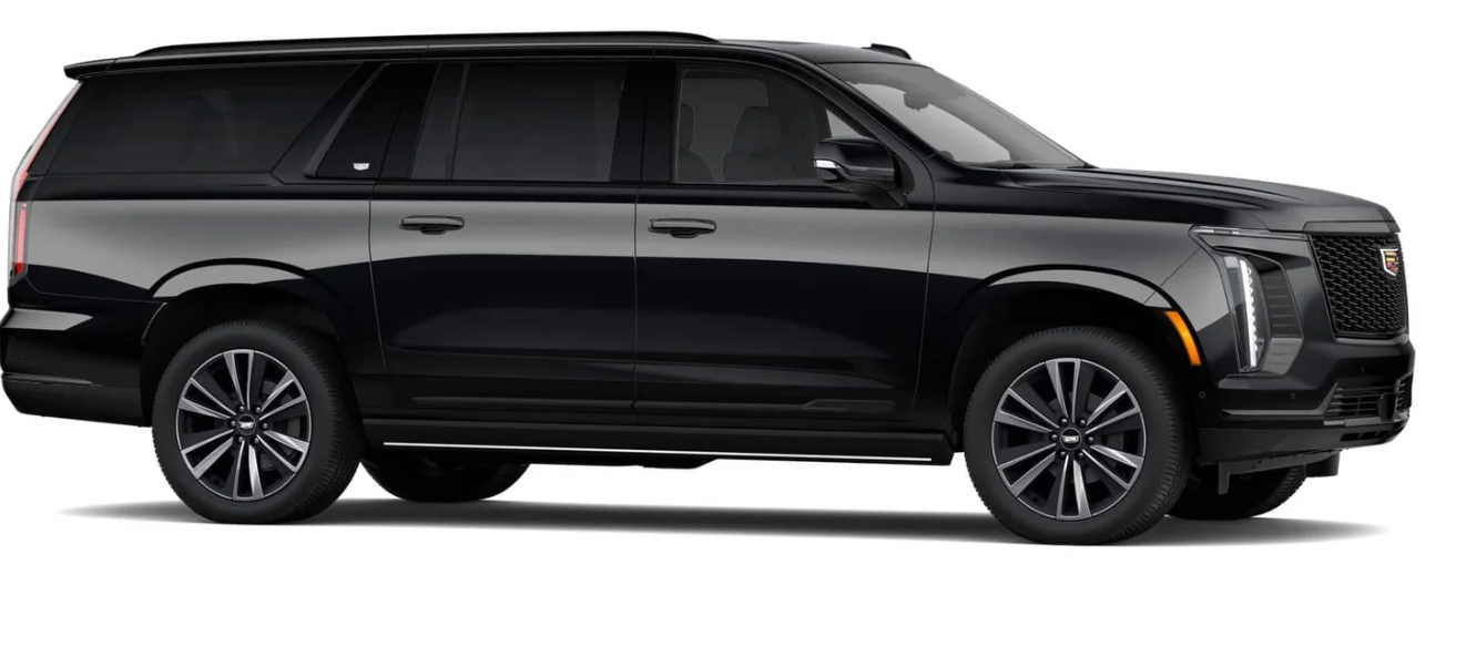 Black Cadillac Escalade ESV - Executive SUV